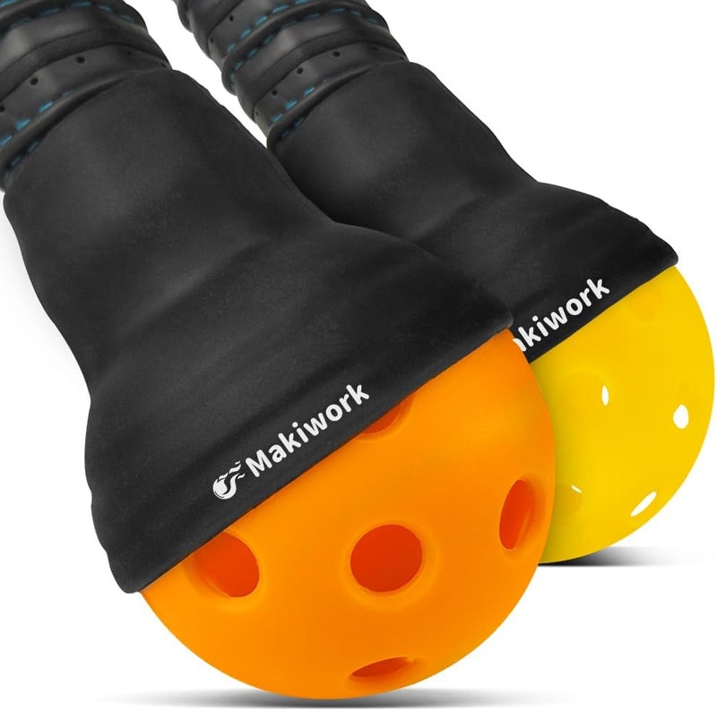 makiwork Pickleball Ball Retriever Silicone Pickleball Grabber and Picker - Image 1